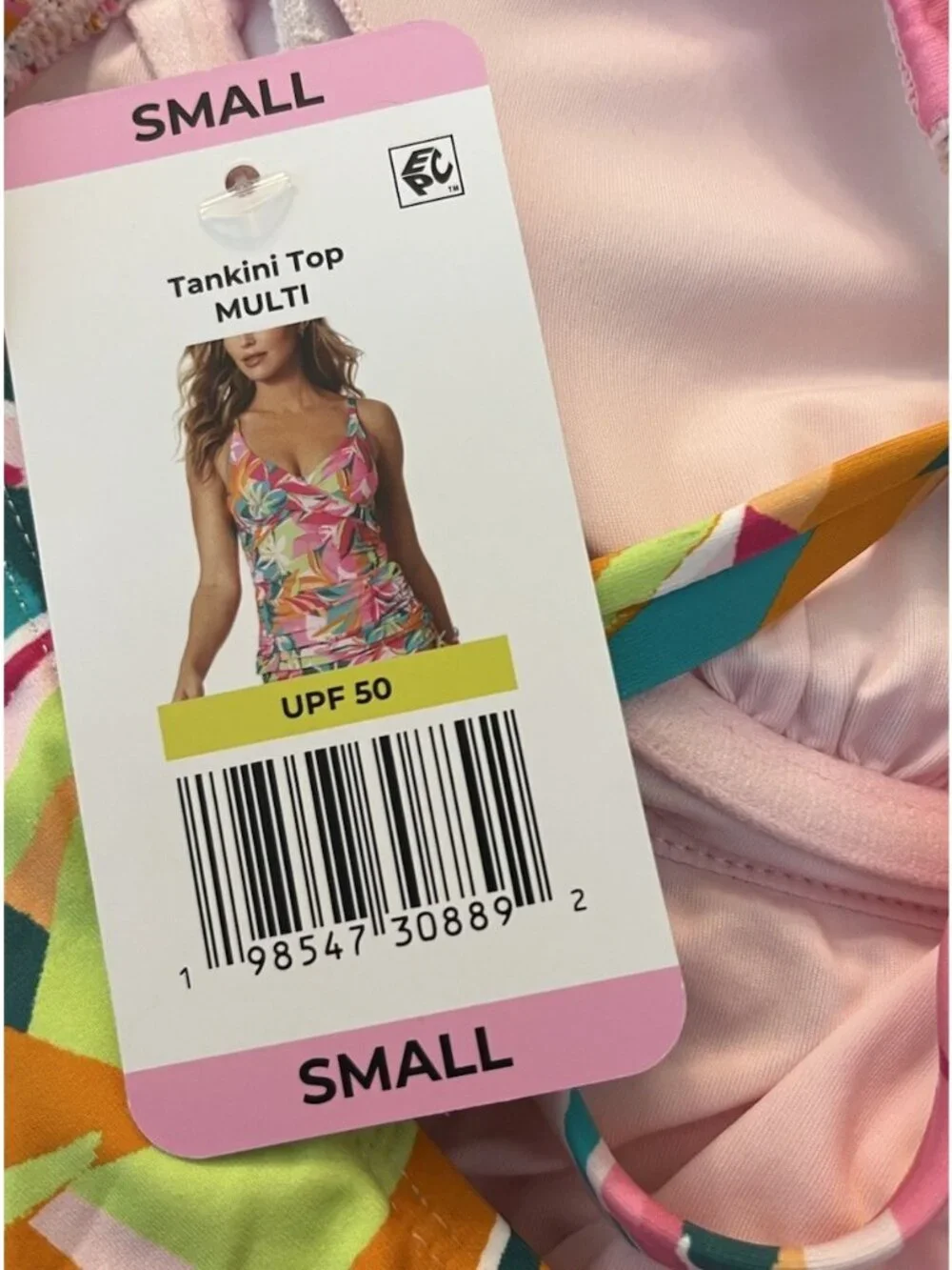 Anne Cole Floral Tankini Bathing Suit One Piece Small Underwire Swimwear NWT